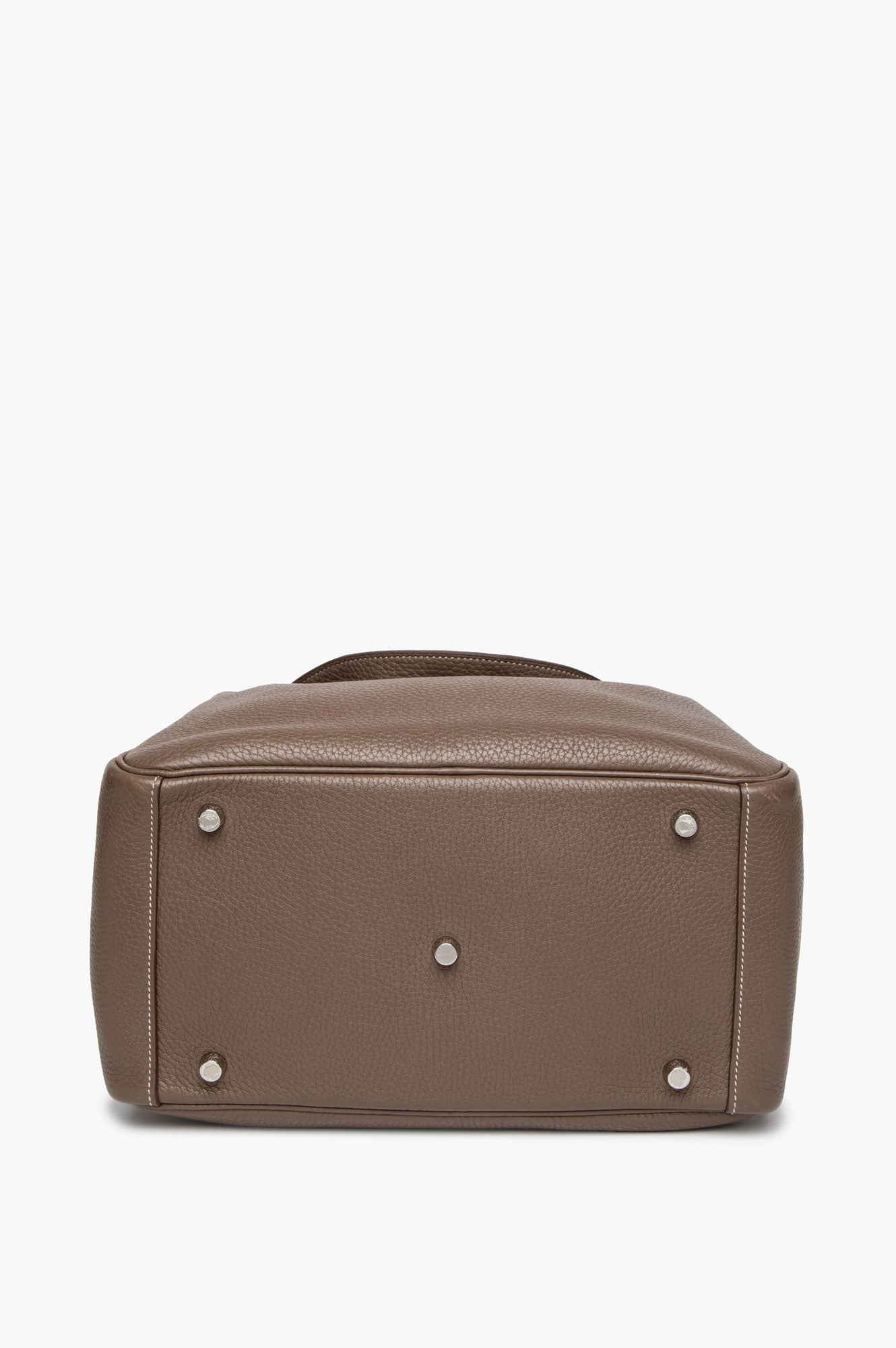 Hermès Etaupe Taurillon Clemence Lindy 30
