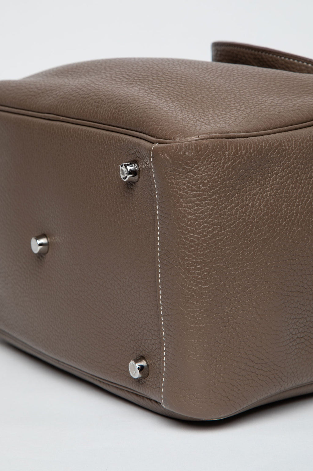 Hermès Etaupe Taurillon Clemence Lindy 30