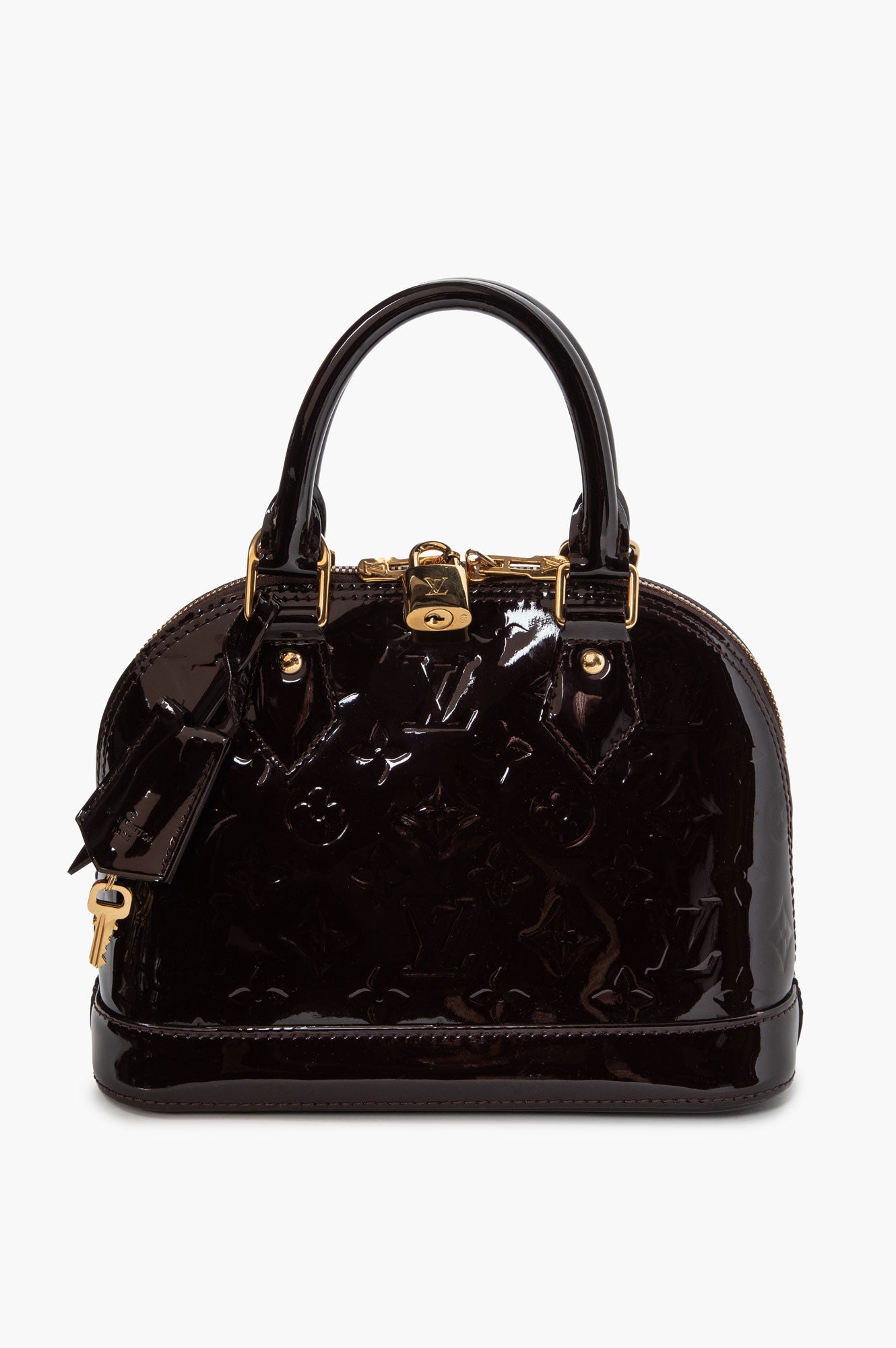 Louis Vuitton Monogram Amarante Vernis Alma BB