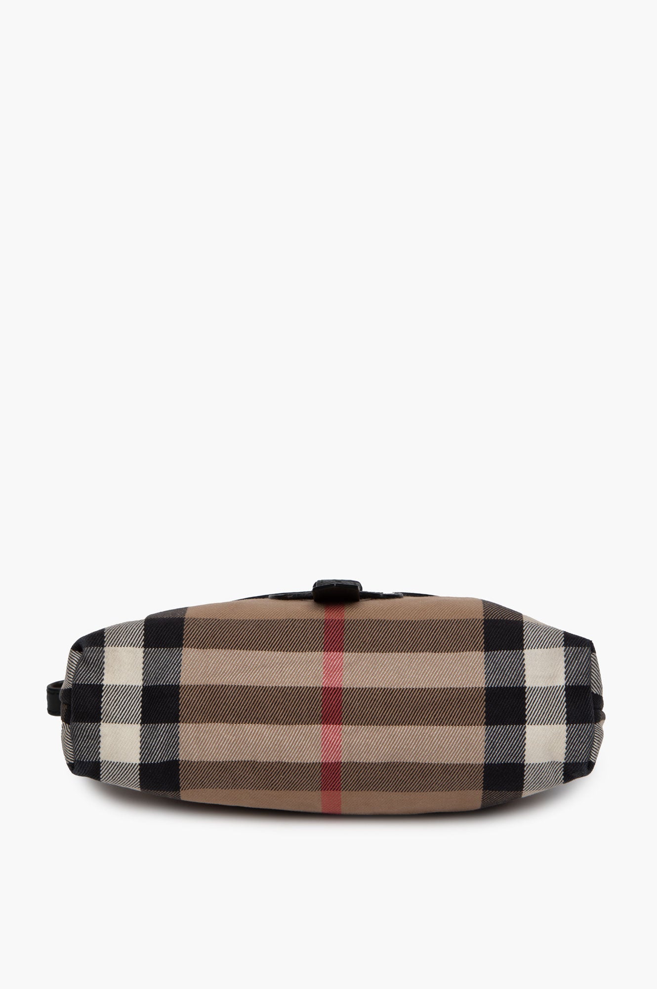 Burberry Horseshoe House Check Small Crossbody Bag