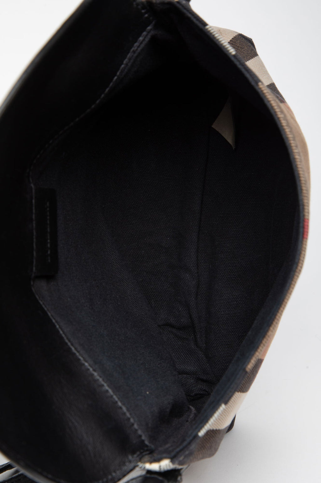 Burberry Horseshoe House Check Small Crossbody Bag