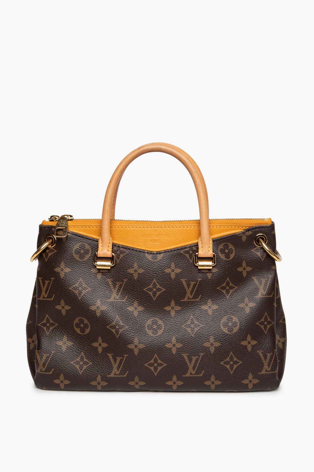 Louis Vuitton Monogram Saffron Yellow Pallas BB Tote