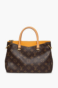 Louis Vuitton Monogram Saffron Yellow Pallas BB Tote