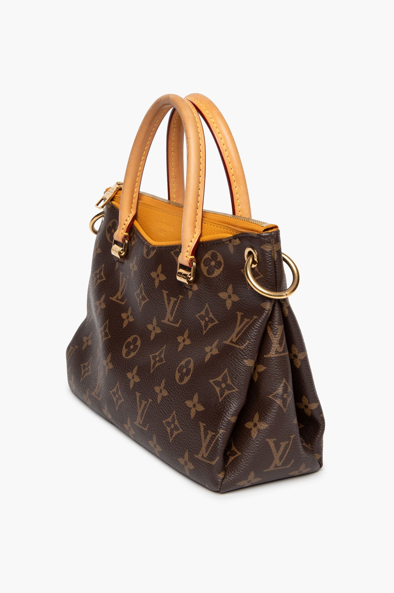 Louis Vuitton Monogram Saffron Yellow Pallas BB Tote
