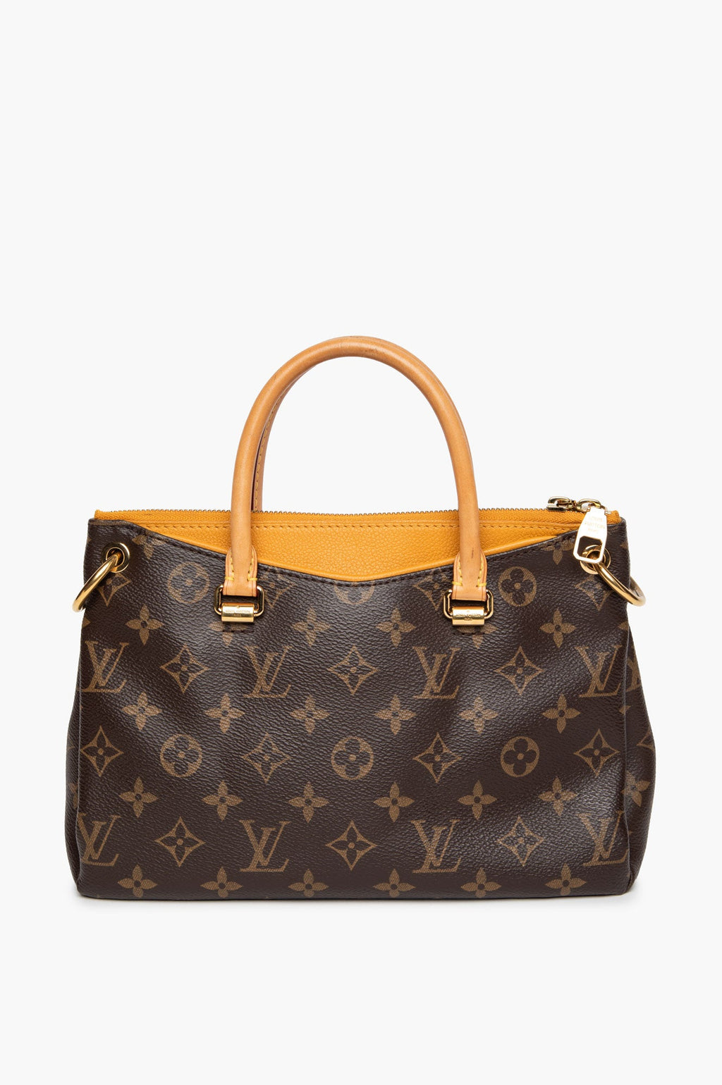 Louis Vuitton Monogram Saffron Yellow Pallas BB Tote