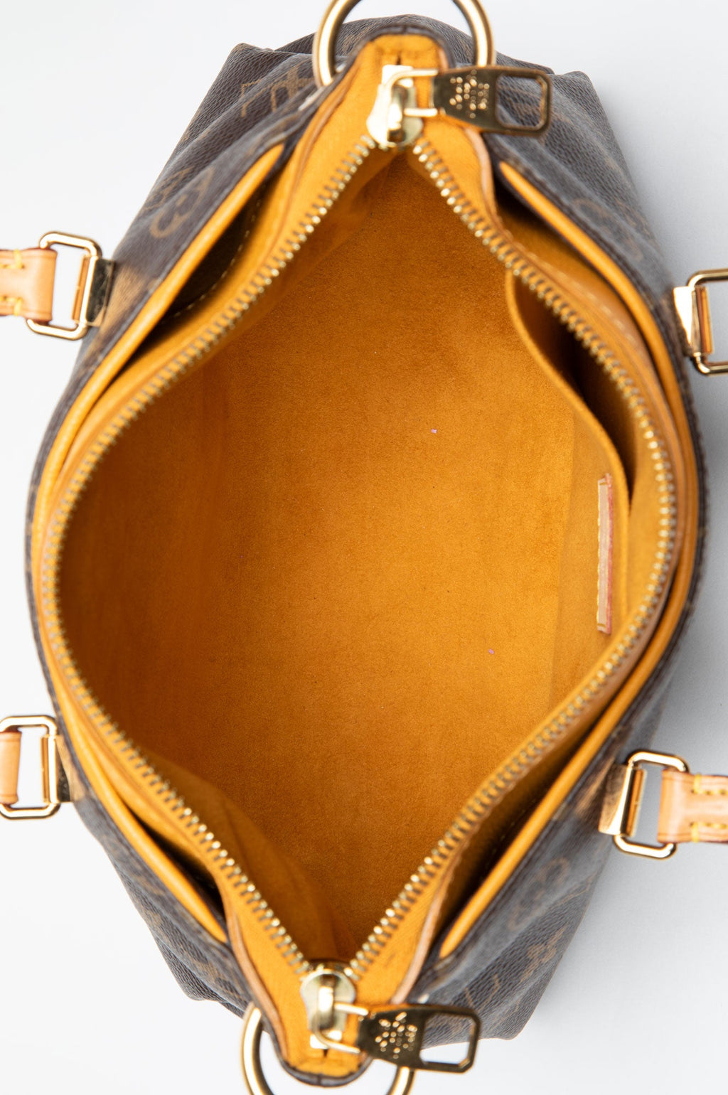 Louis Vuitton Monogram Saffron Yellow Pallas BB Tote