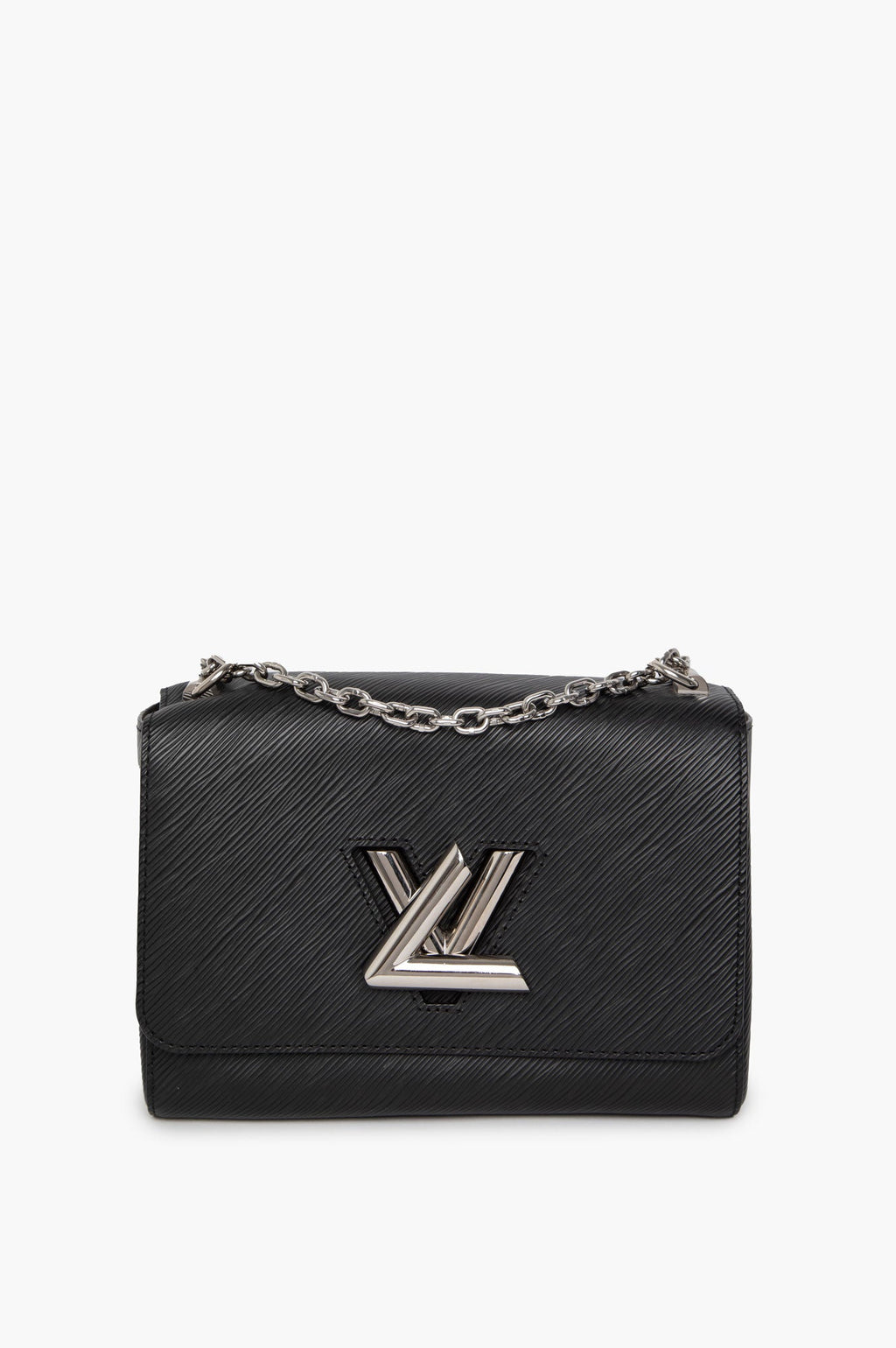 Louis Vuitton Black Epi Twist MM Bag SHW
