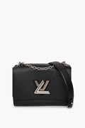 Louis Vuitton Black Epi Twist MM Bag SHW