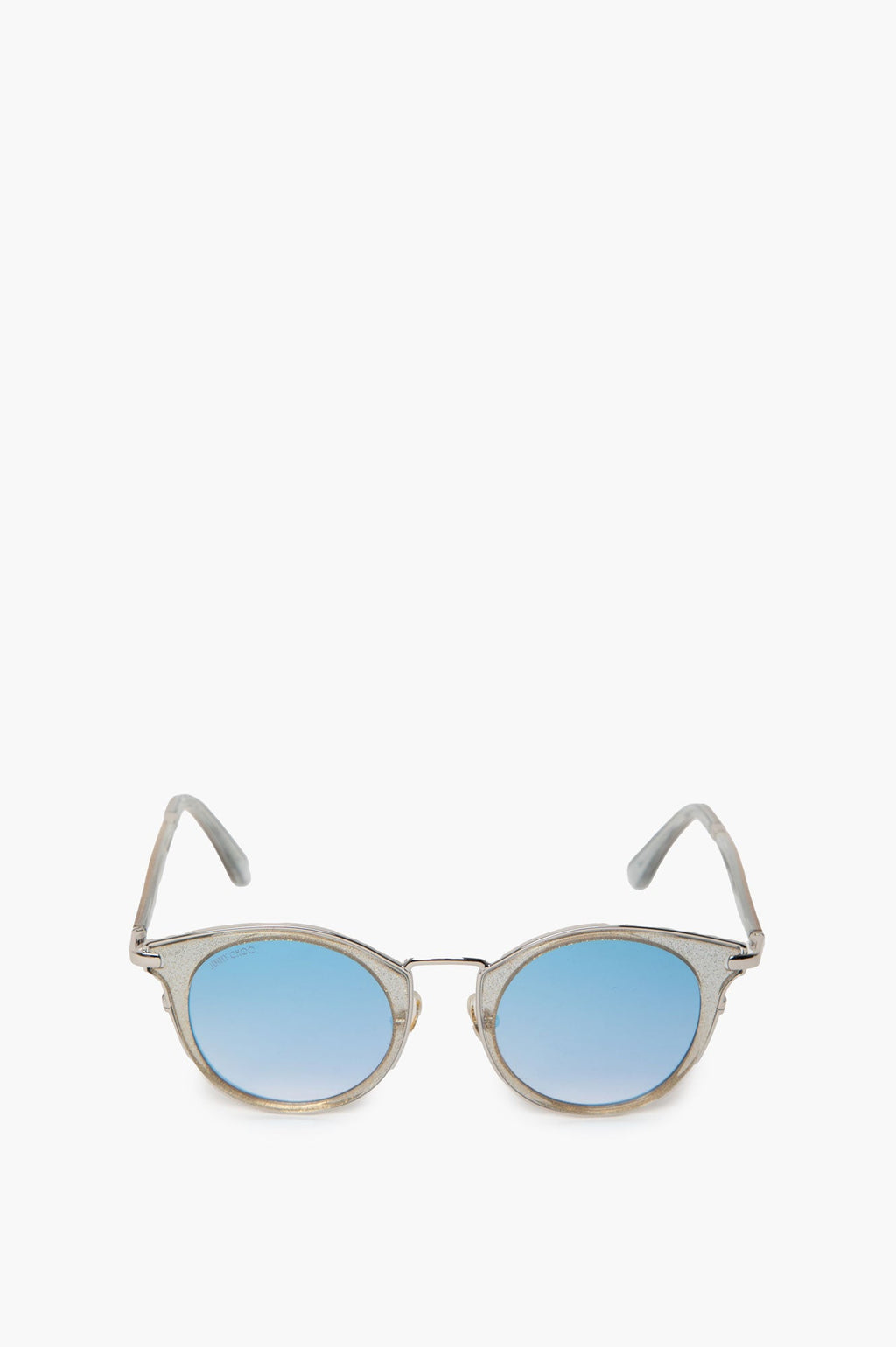 Jimmy Choo Silver Frame Sunglasses
