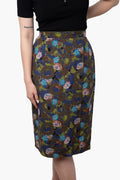 Albert Shu Floral Print Skirt M