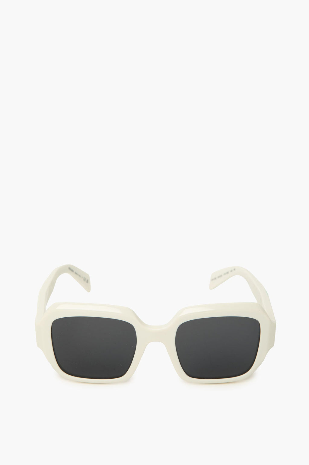 Prada White Square Sunglasses