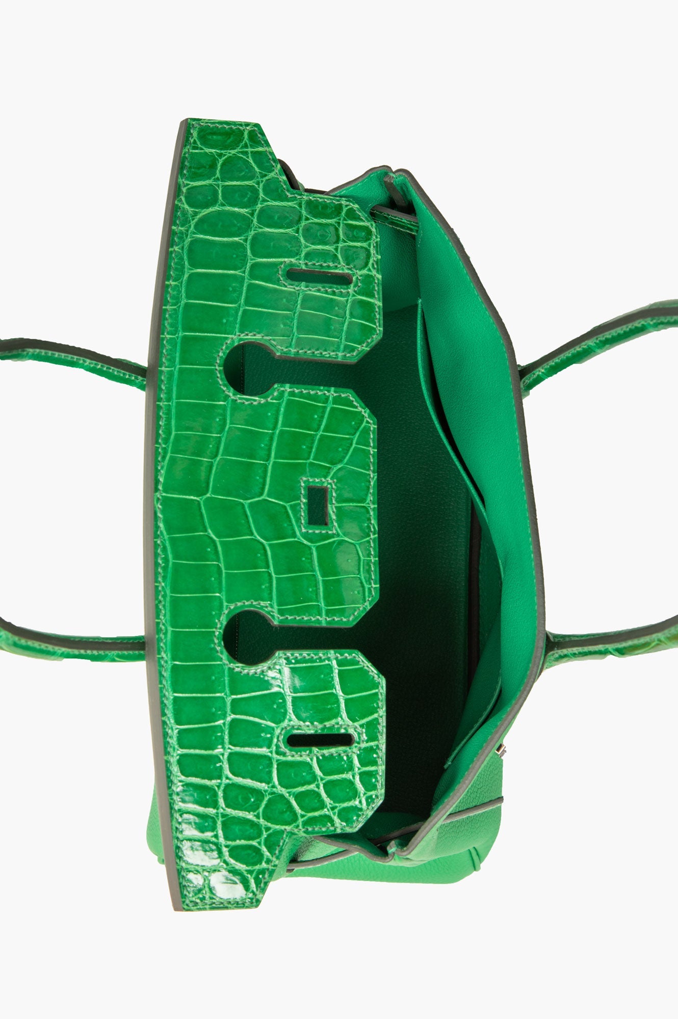 Hermes Birkin 30 Vert Comics Green Togo Alligator Touch With Palladium Hardware