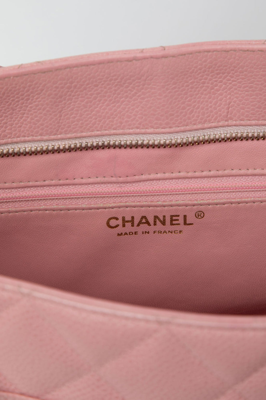 Chanel Pink Caviar Medallin Tote Bag