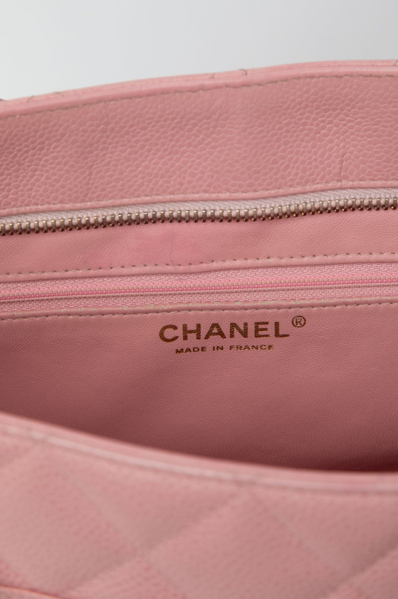 Chanel Pink Caviar Medallin Tote Bag