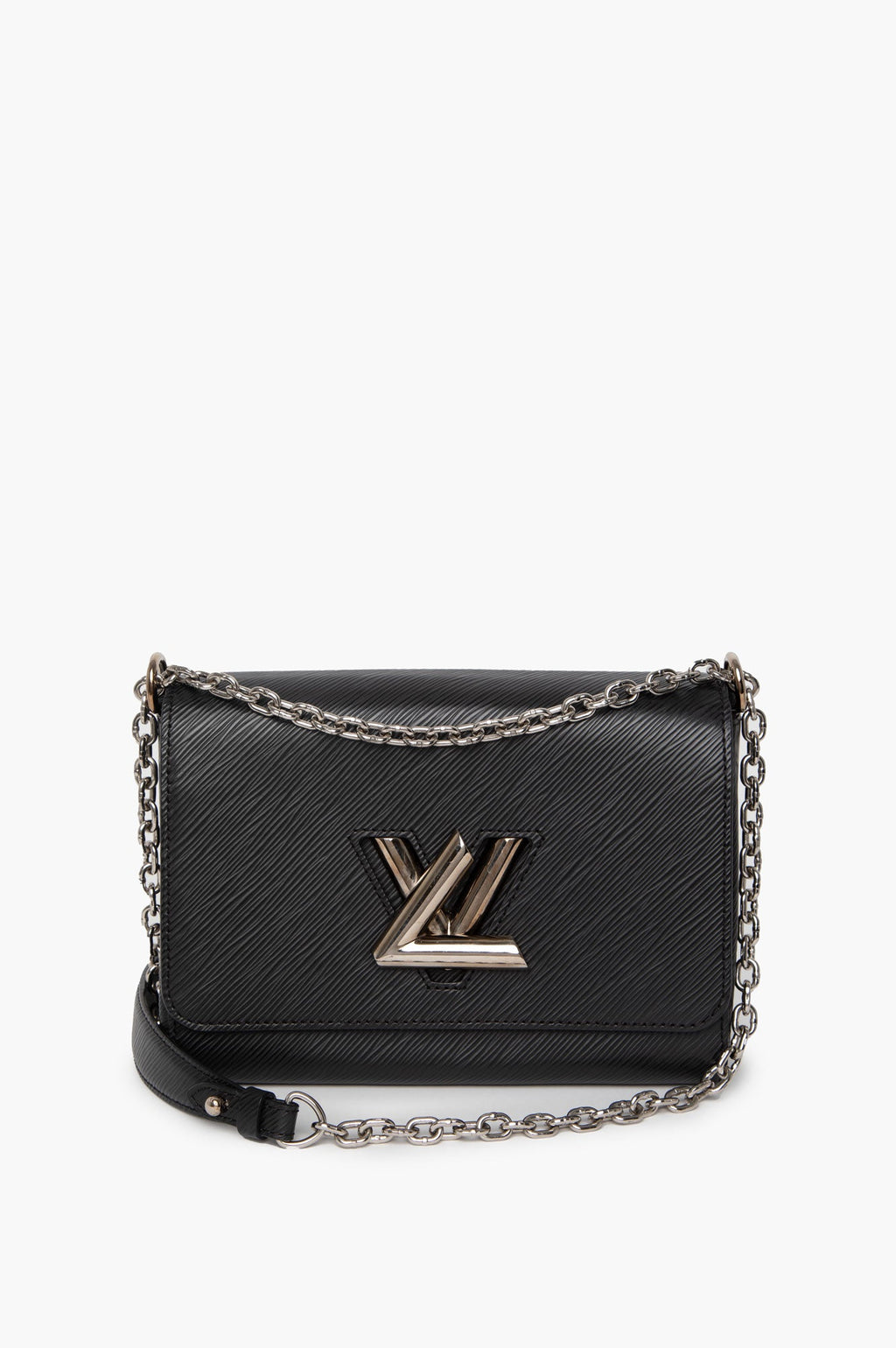 Louis Vuitton Black Epi Twist MM Bag GHW