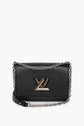 Louis Vuitton Black Epi Twist MM Bag GHW