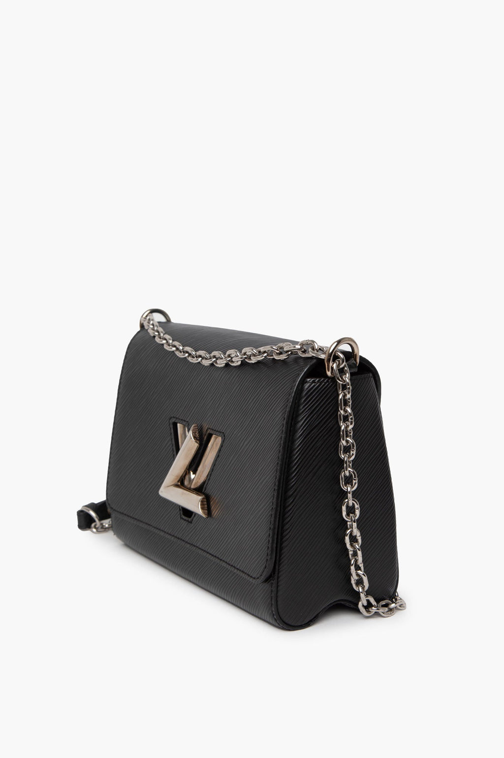 Louis Vuitton Black Epi Twist MM Bag GHW