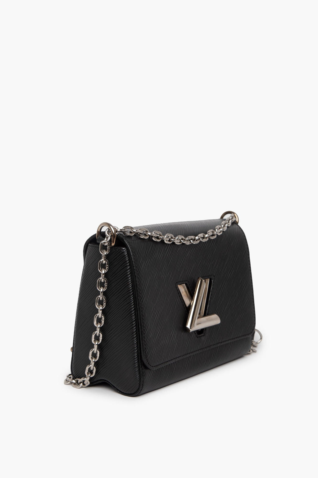 Louis Vuitton Black Epi Twist MM Bag GHW