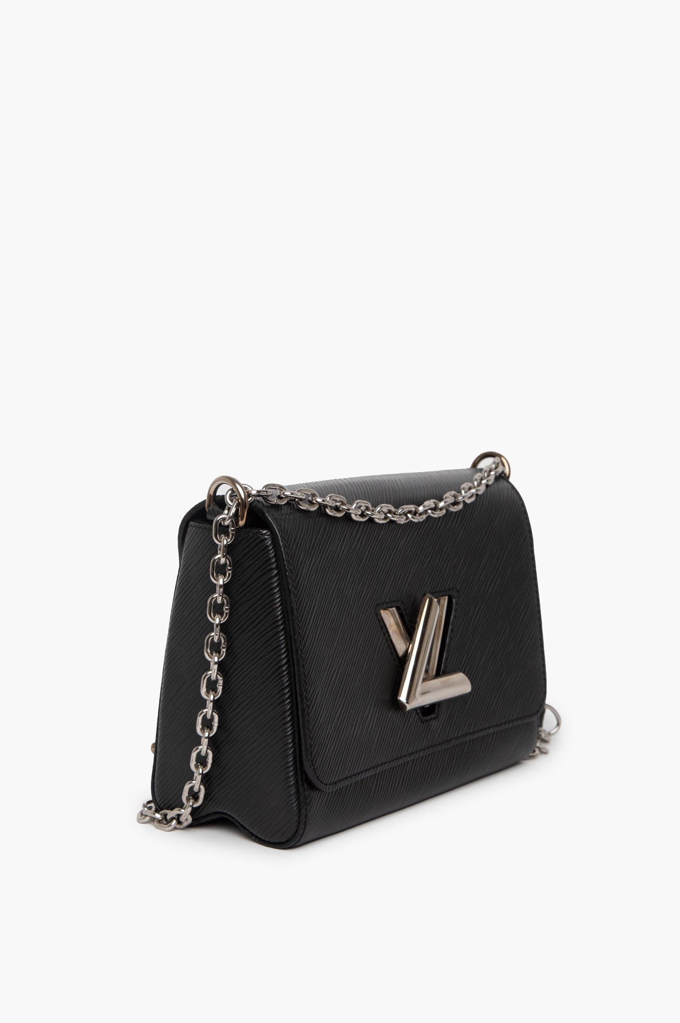 Louis Vuitton Black Epi Twist MM Bag GHW