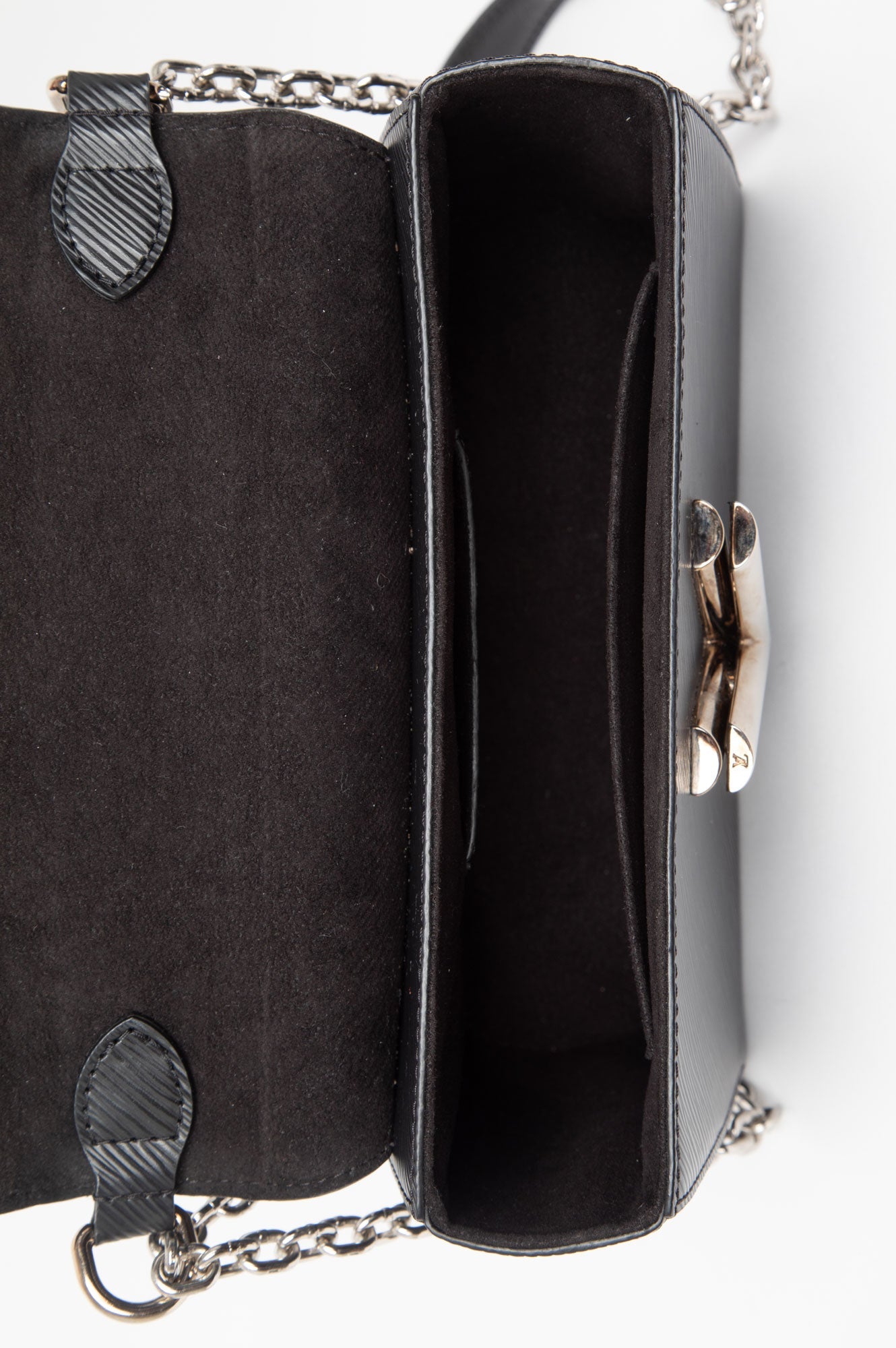 Louis Vuitton Black Epi Twist MM Bag GHW