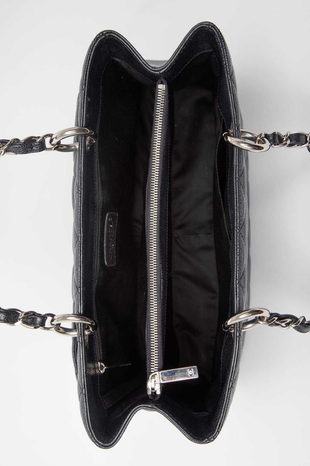 Chanel Black Caviar GST Grand Shopping Tote Bag