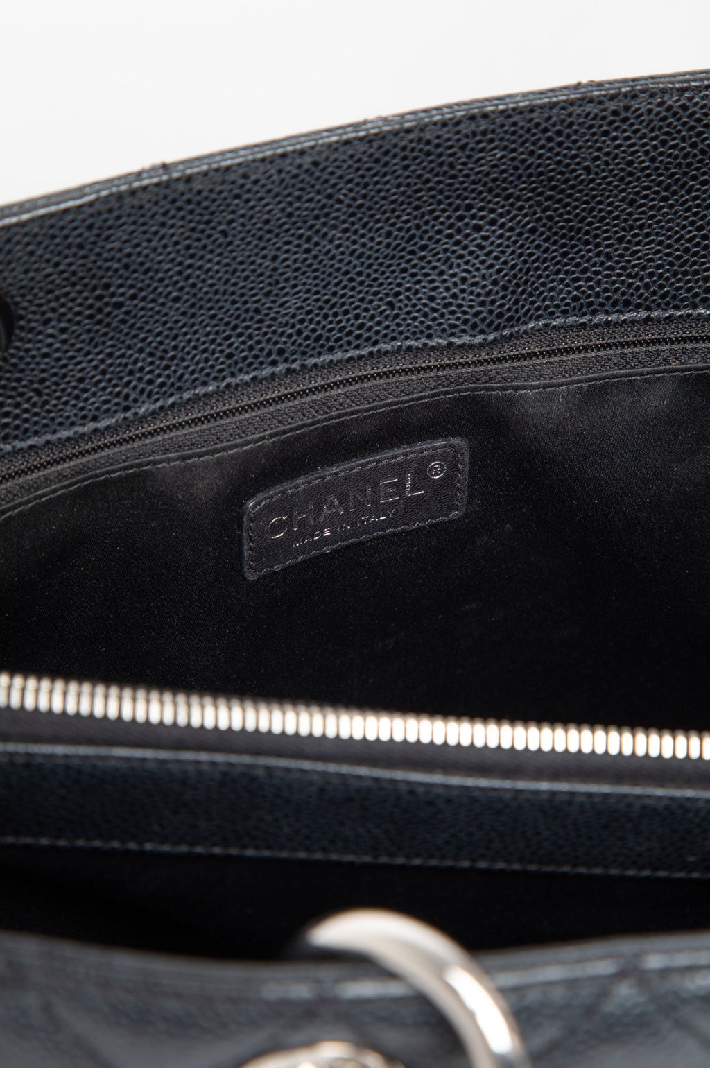 Chanel Black Caviar GST Grand Shopping Tote Bag