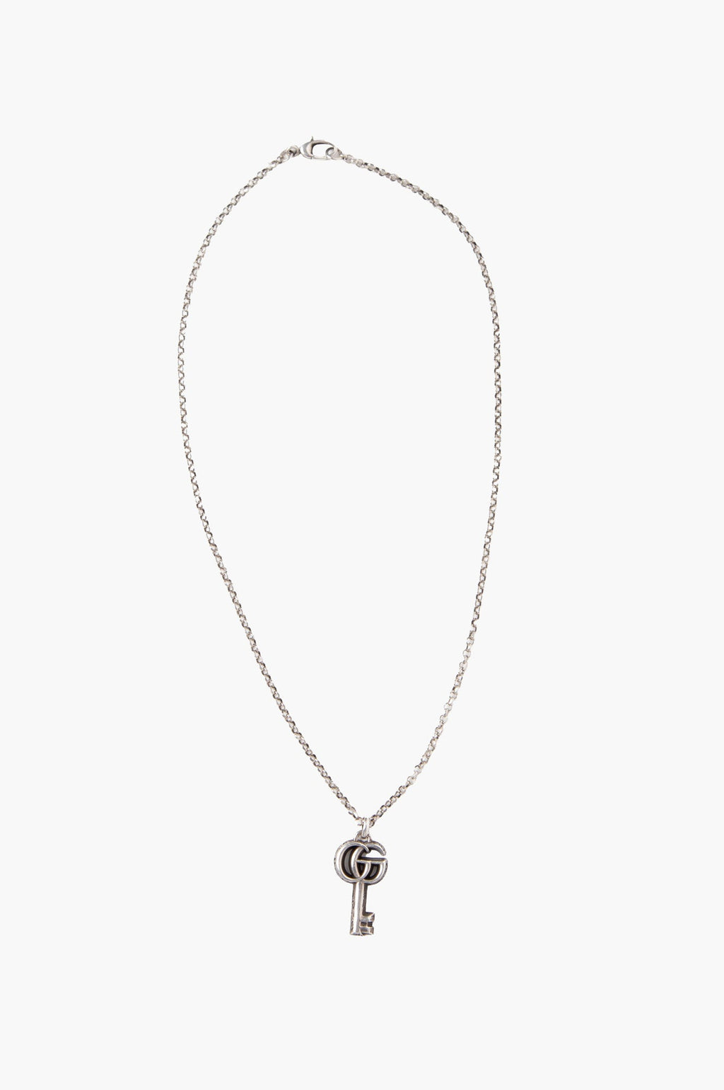 Gucci GG Marmont Sterling Silver Key Necklace