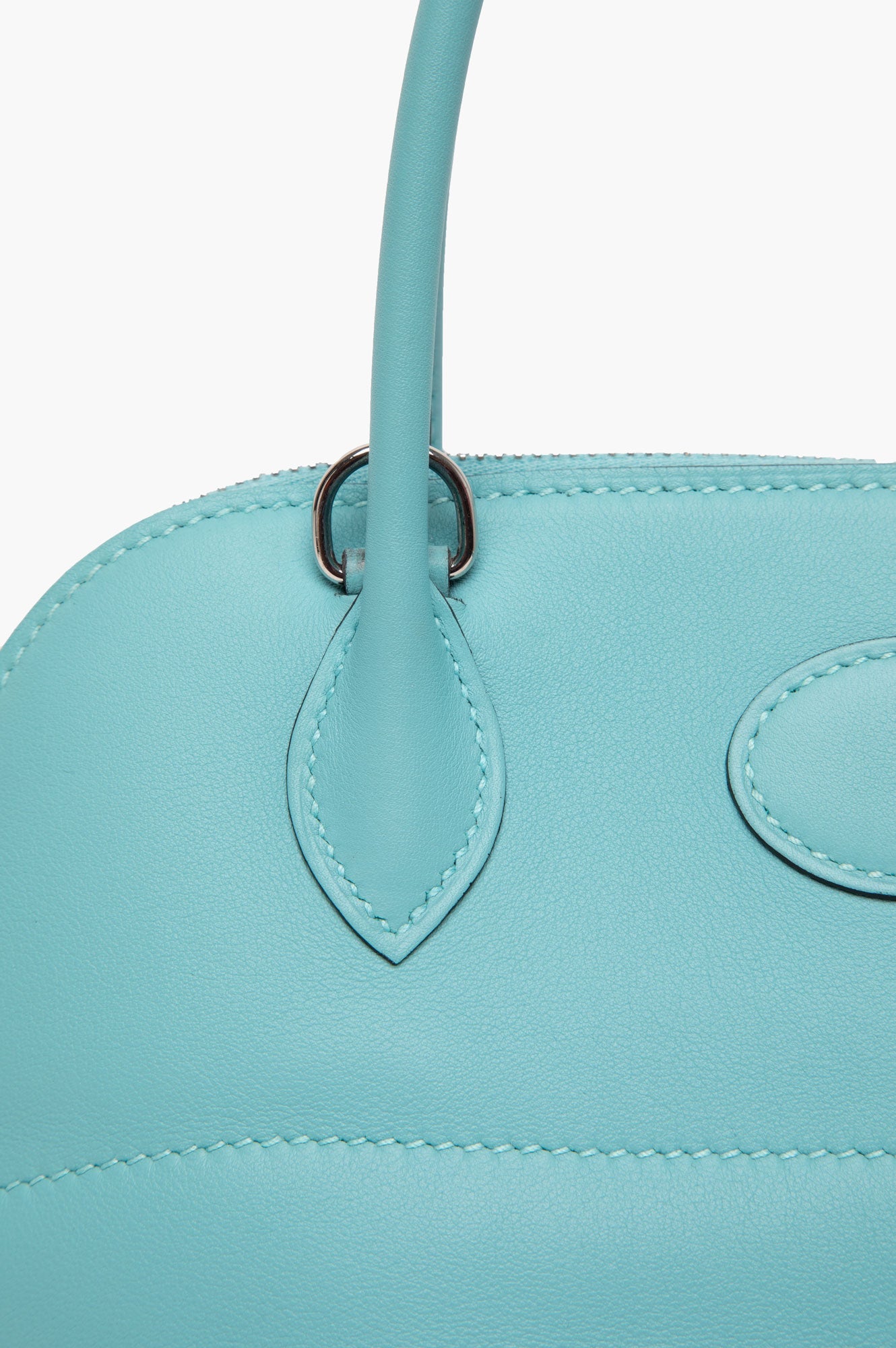 Hermes 2016 Bolide 27 Blue Atoll Swift Leather Bag