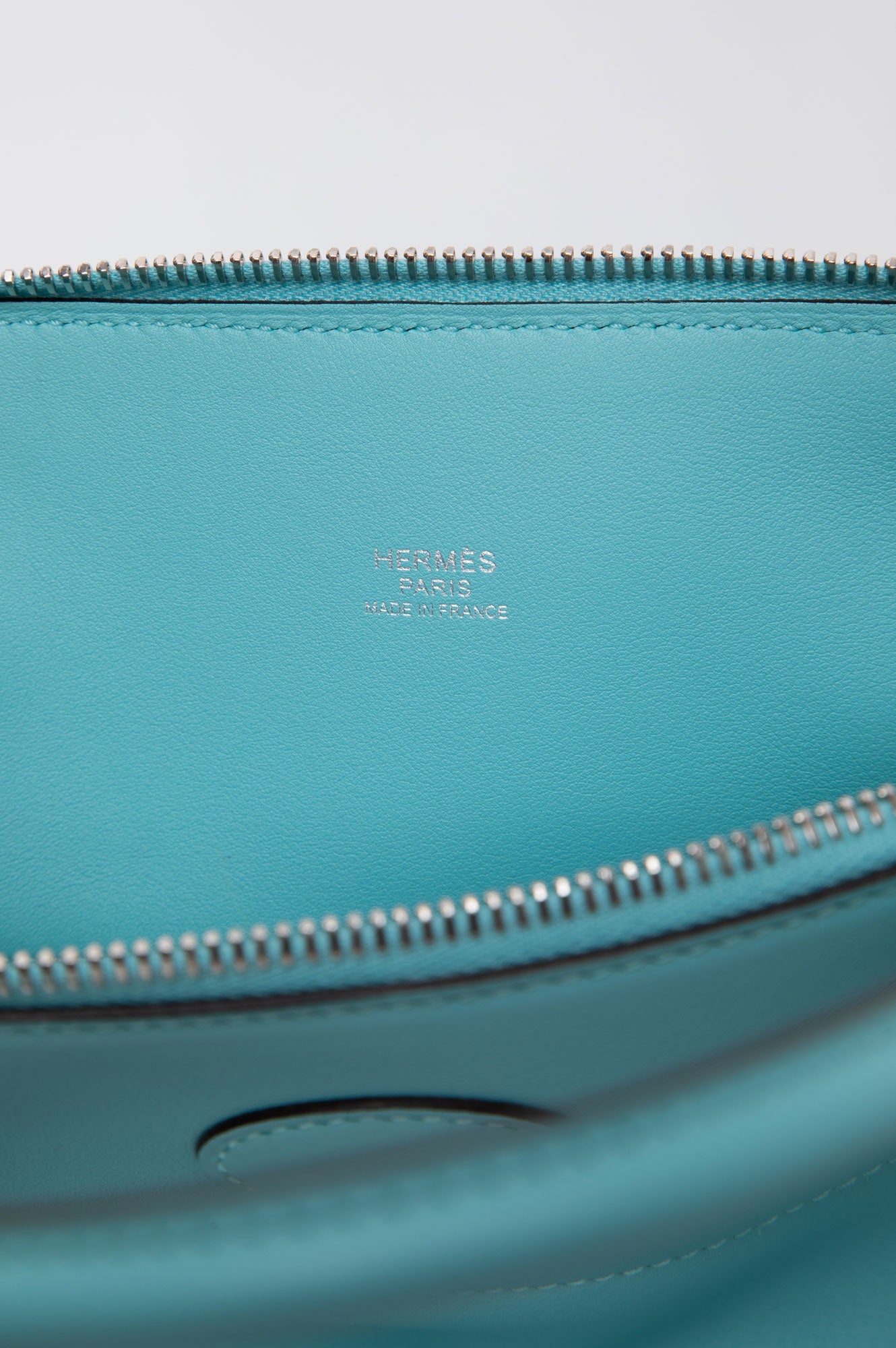 Hermes 2016 Bolide 27 Blue Atoll Swift Leather Bag