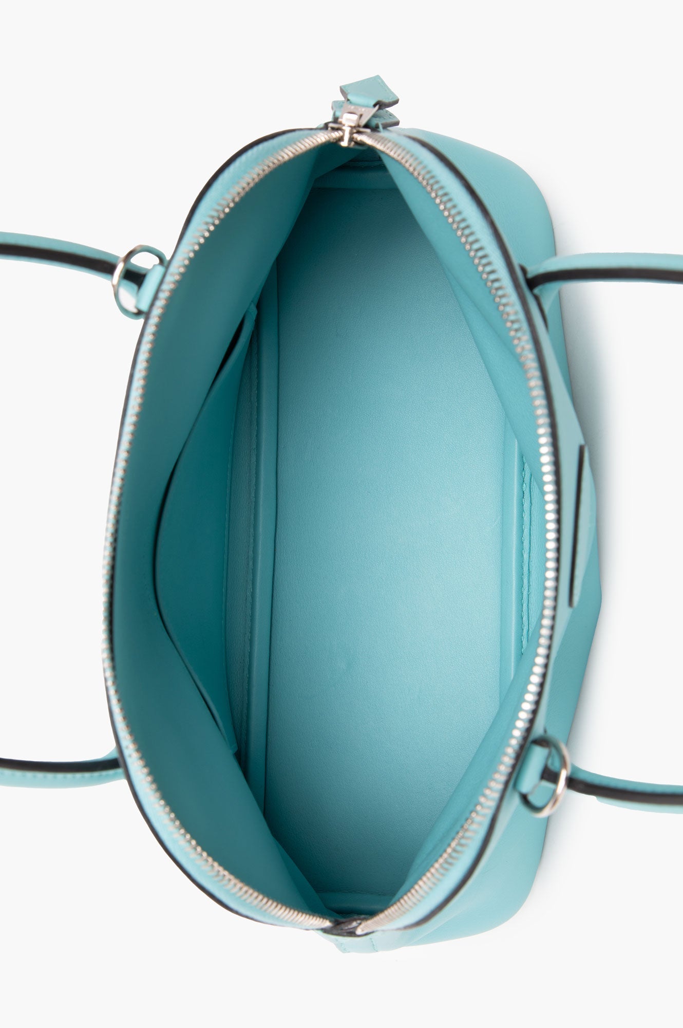 Hermes 2016 Bolide 27 Blue Atoll Swift Leather Bag