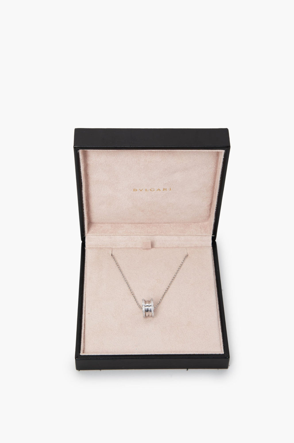 BVLGARI B.zero1 Necklace with 18K White Gold Pendant Set