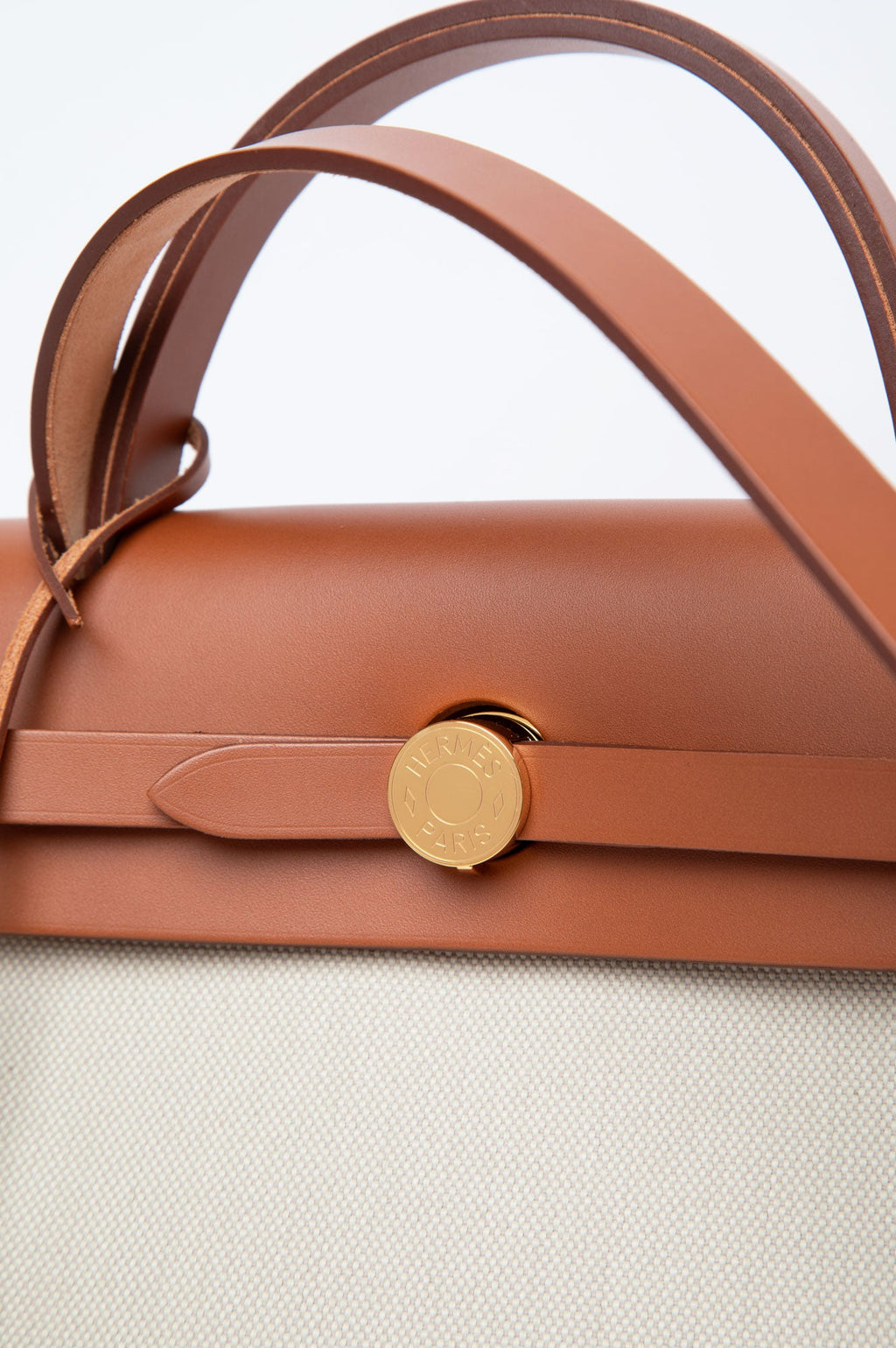 Hermes Toile Militaire & Vache Hunter Herbag Zip 31