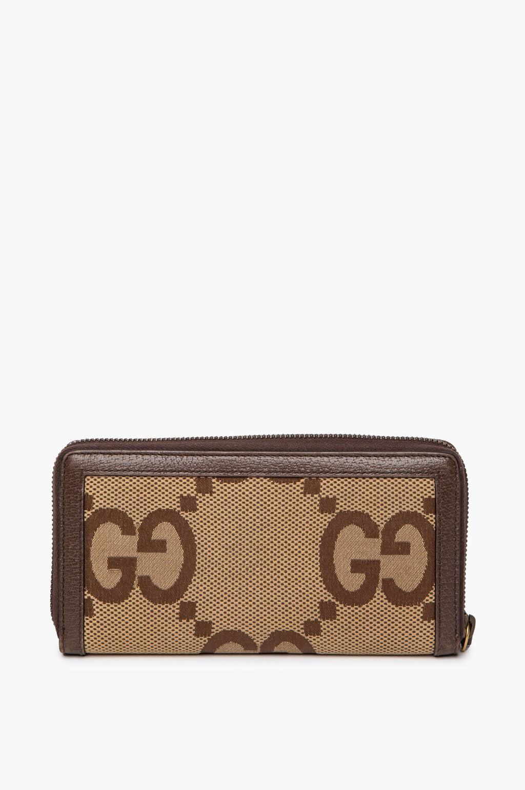 Gucci Camel/Ebony  GG Canvas Diana Wallet