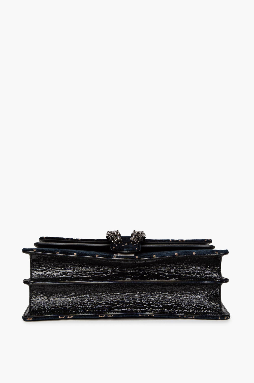 Gucci Medium Dark Blue GG Velvet Dionysus Shoulder Bag