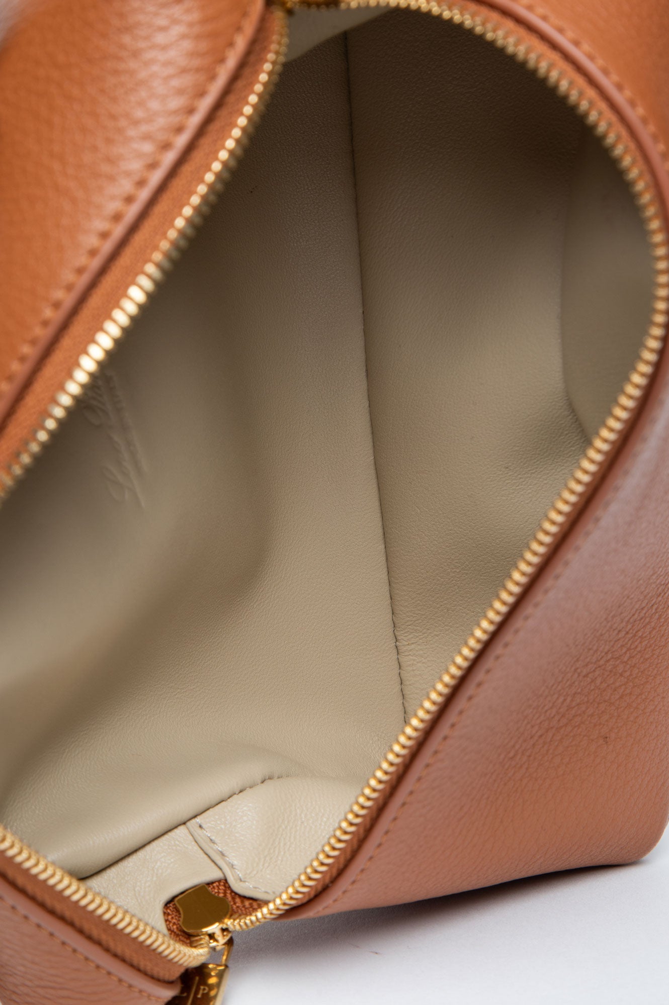 Loro Piana Brown Leather Extra Pocket L19 Bag