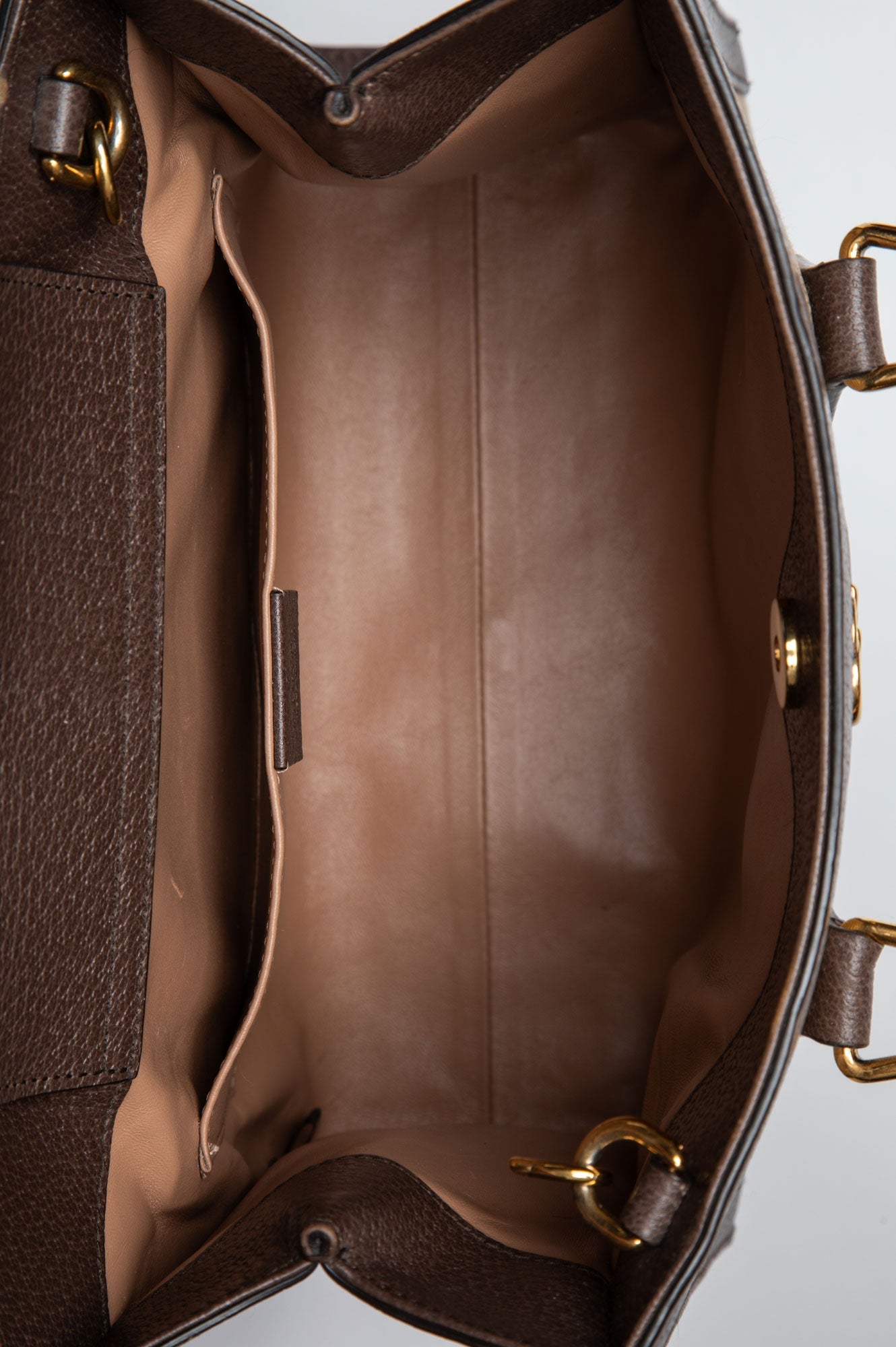 Gucci Small Brown/Beige Jumbo GG Canvas Diana Tote Bag