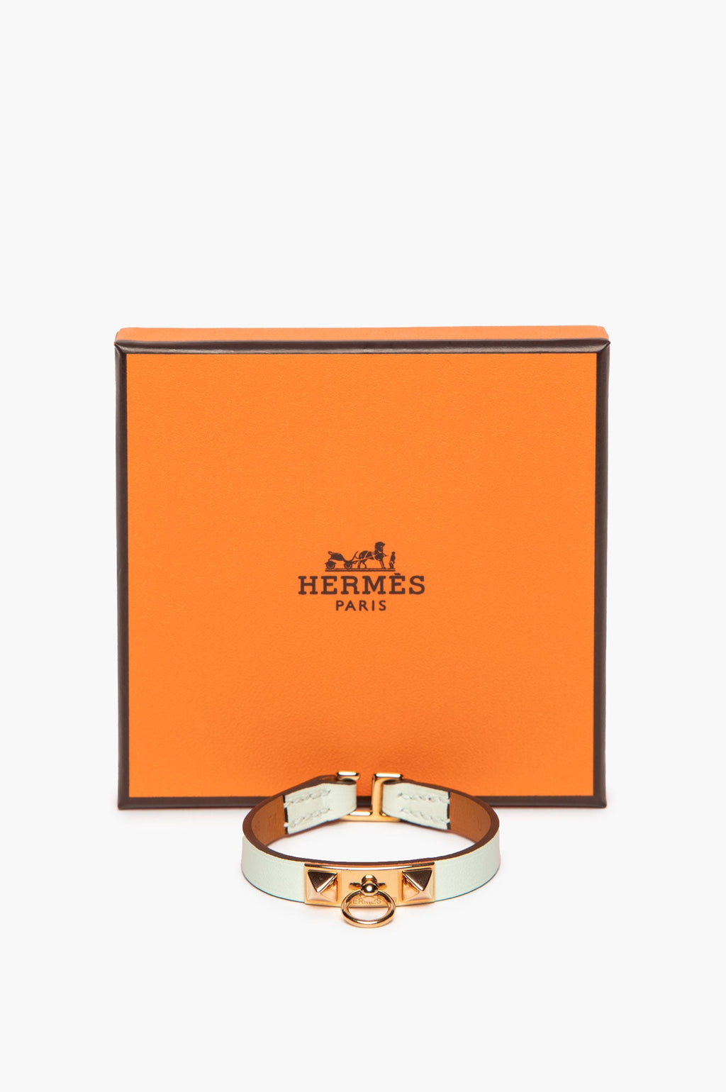 Hermès Yellow Gold Plated Vert Fizz Rivale Mini Bracelet