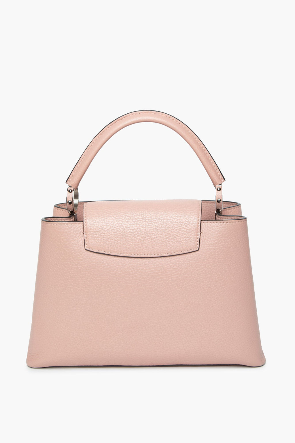Louis Vuitton Magnolia Pink Taurillon MM Capucines Bag
