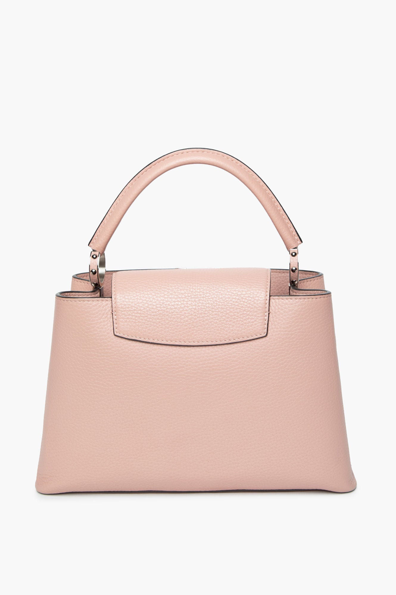 Louis Vuitton Magnolia Pink Taurillon MM Capucines Bag