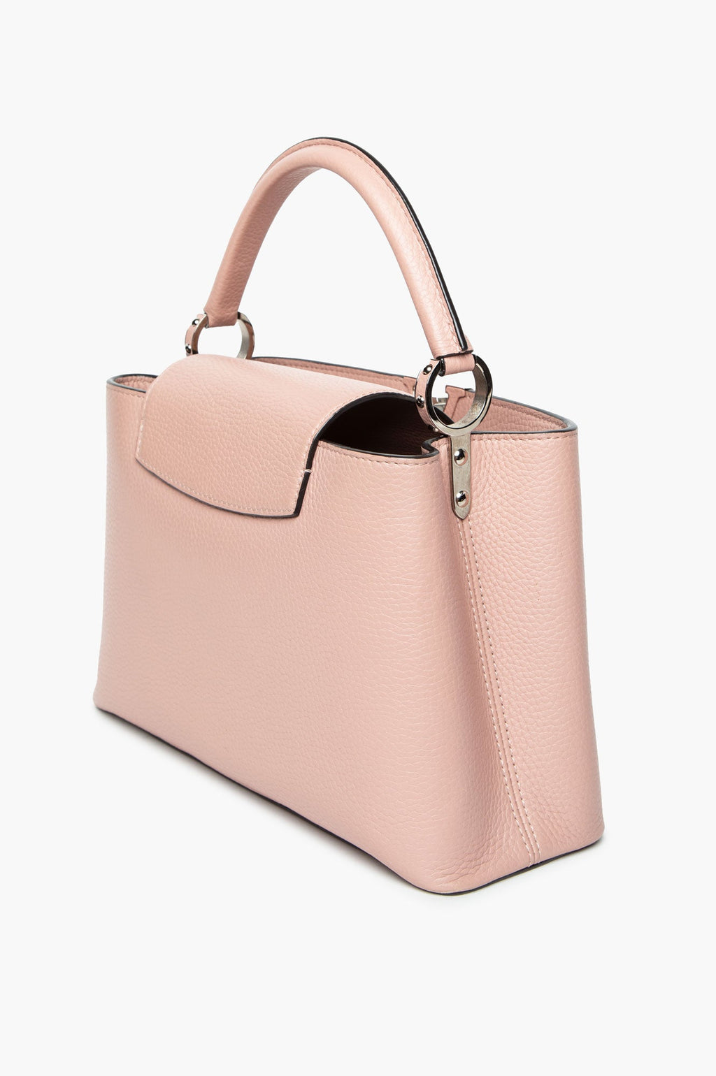Louis Vuitton Magnolia Pink Taurillon MM Capucines Bag