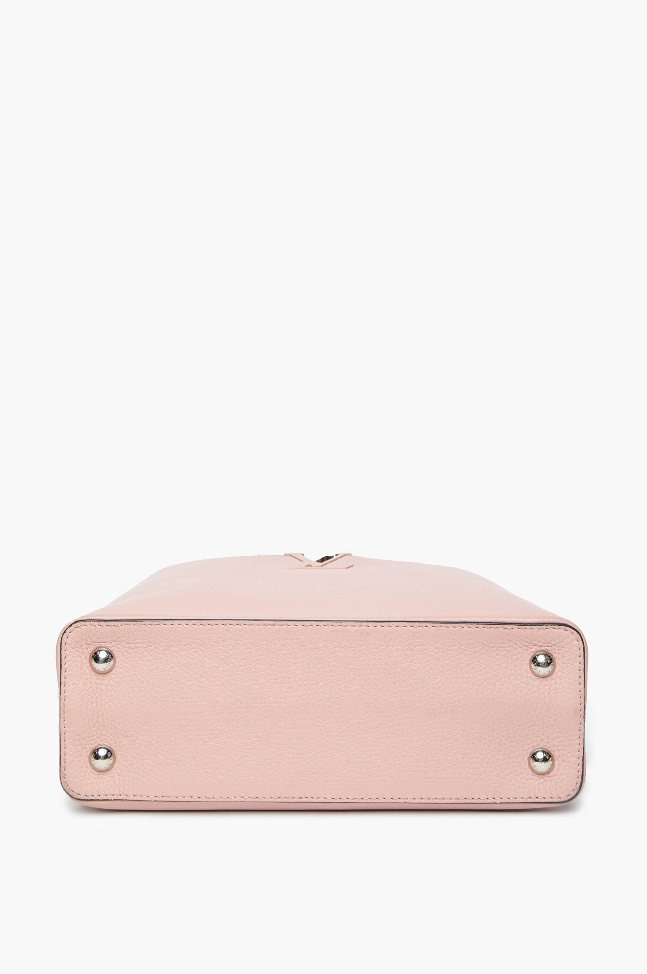 Louis Vuitton Magnolia Pink Taurillon MM Capucines Bag