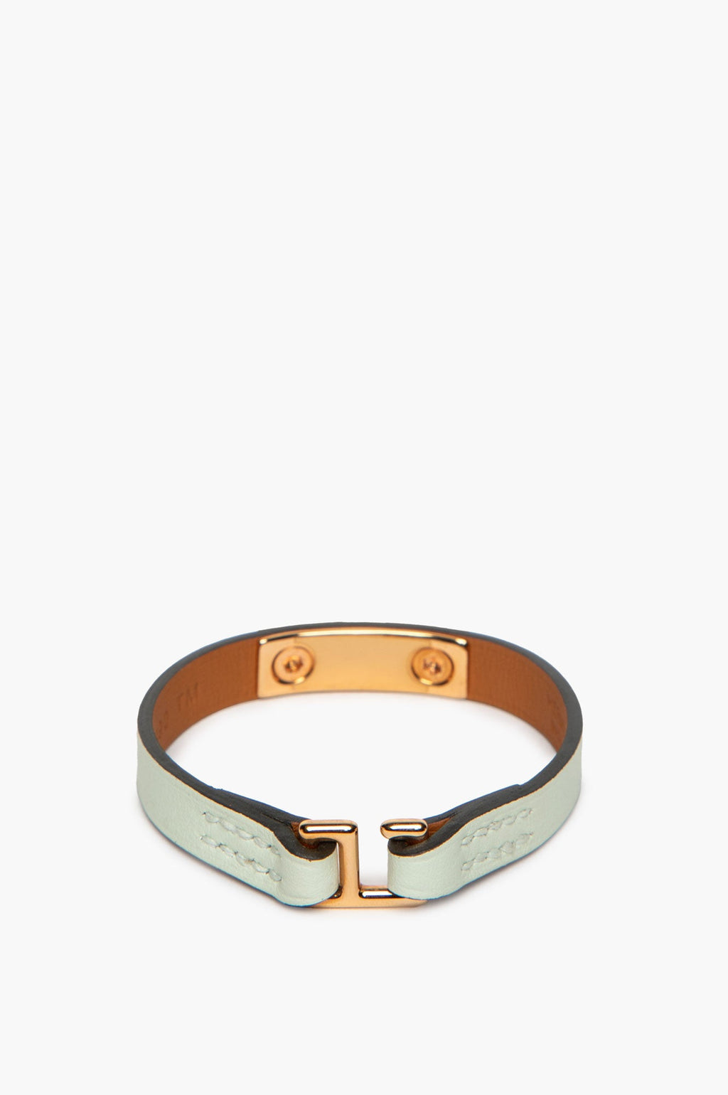 Hermès Yellow Gold Plated Vert Fizz Rivale Mini Bracelet