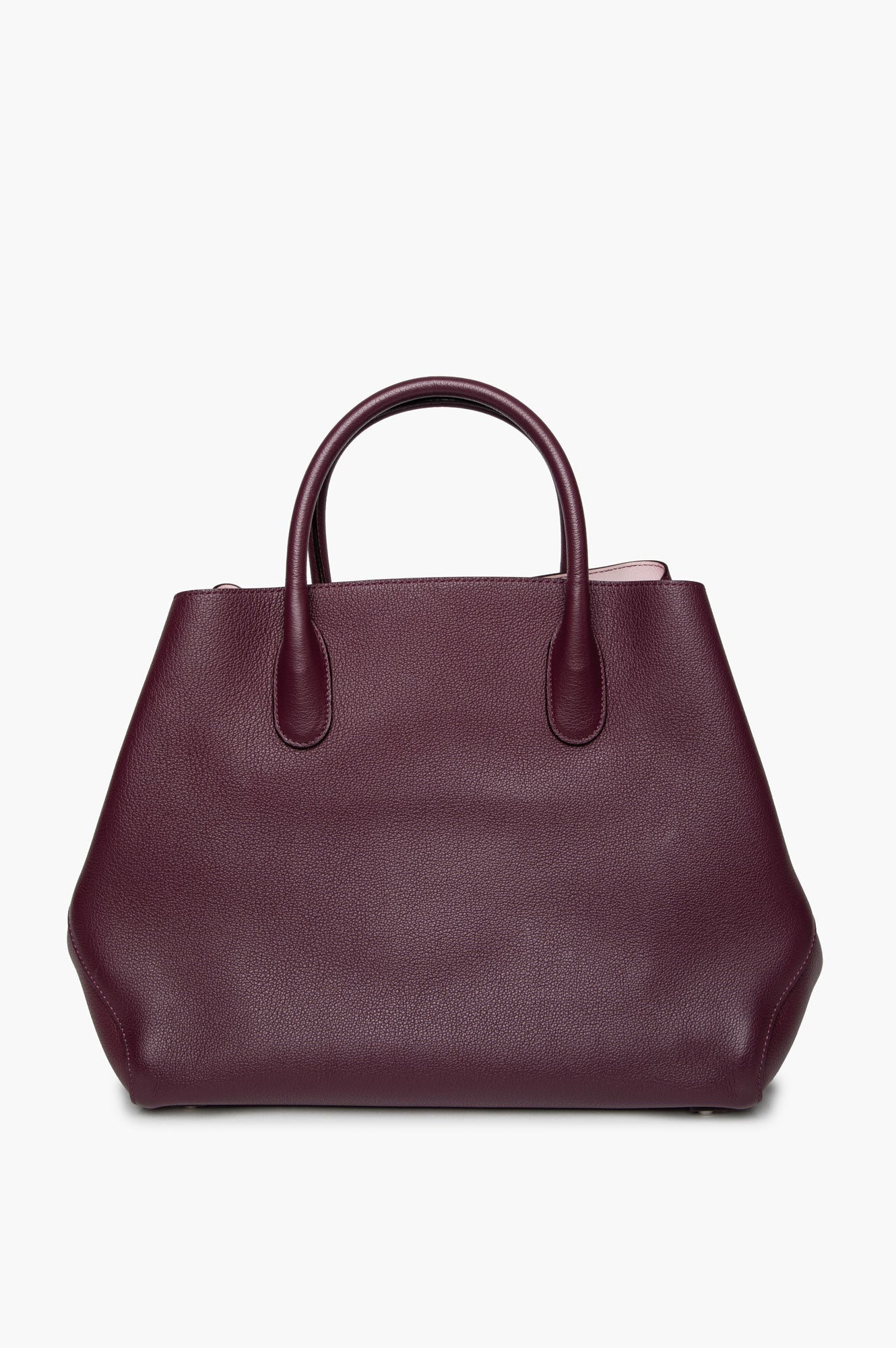 Christian Dior Burgundy Purple Open Bar Tote