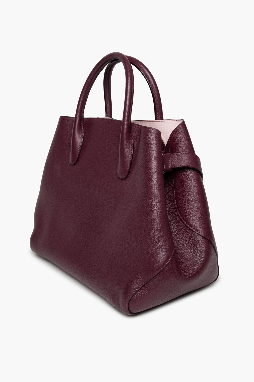 Christian Dior Burgundy Purple Open Bar Tote