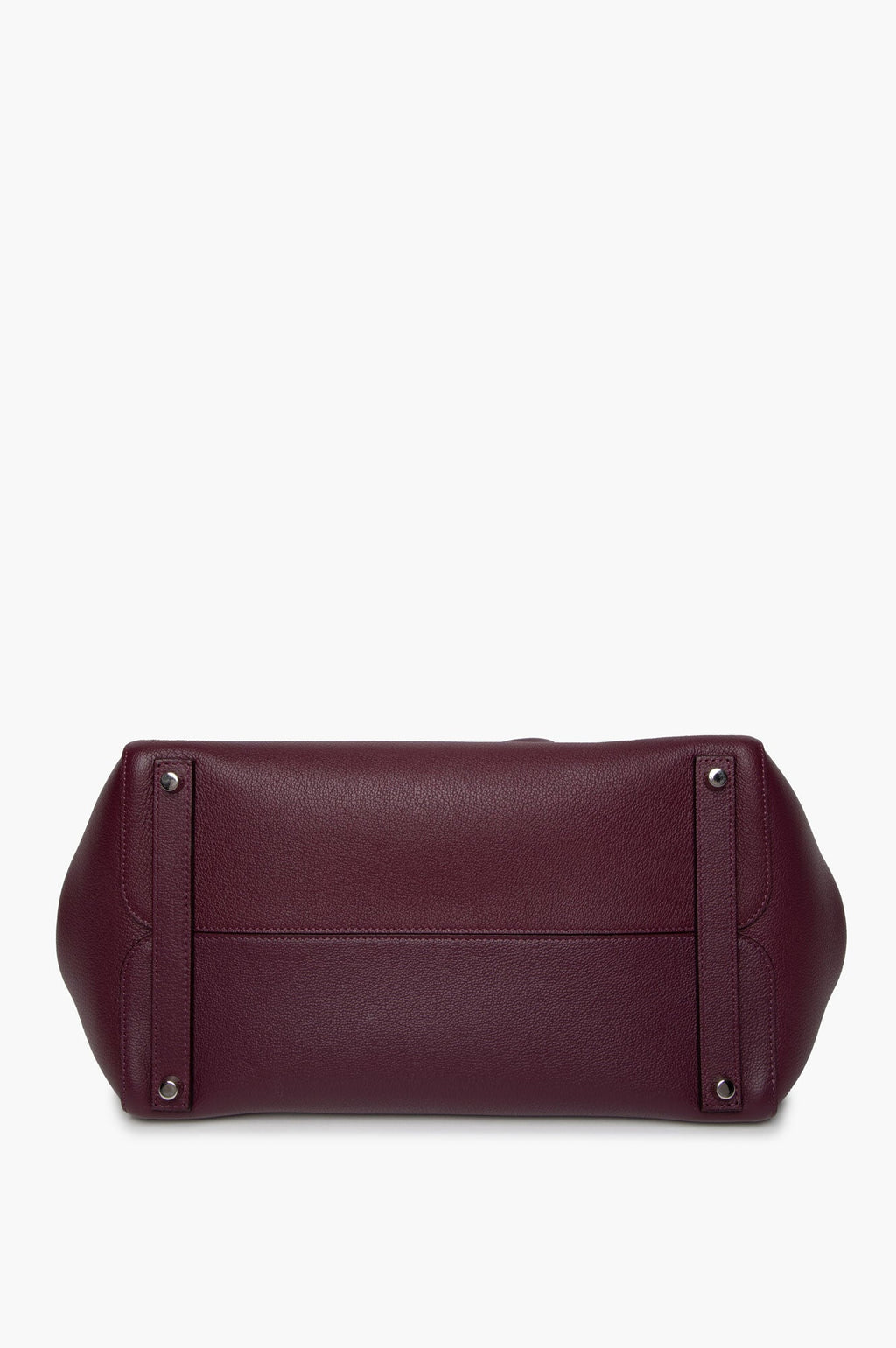 Christian Dior Burgundy Purple Open Bar Tote