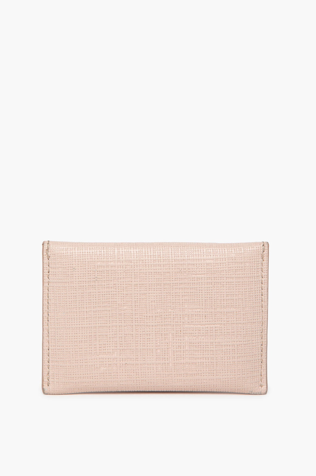 Alexander McQueen Light Pink Embossed Leather Envelope Skull Cardholder