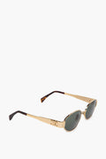 Celine Gold Frame Oval CL40235U Sunglasses