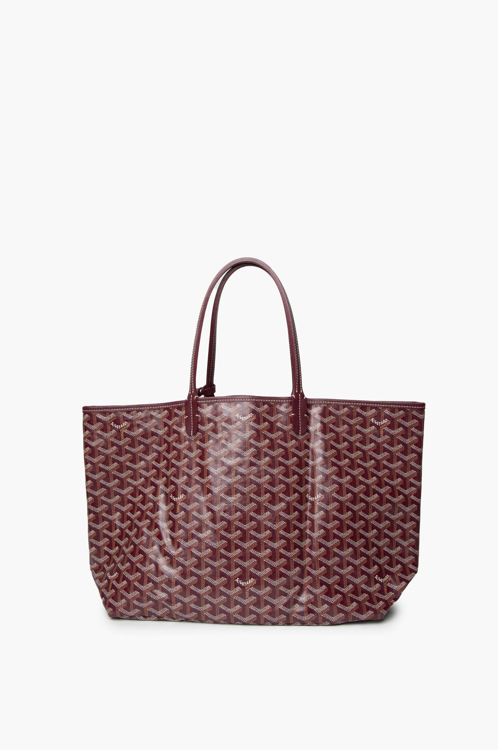 Goyard Red Goyardine Saint Louis MM Bag