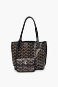 Goyard Black Mini Anjou Tote
