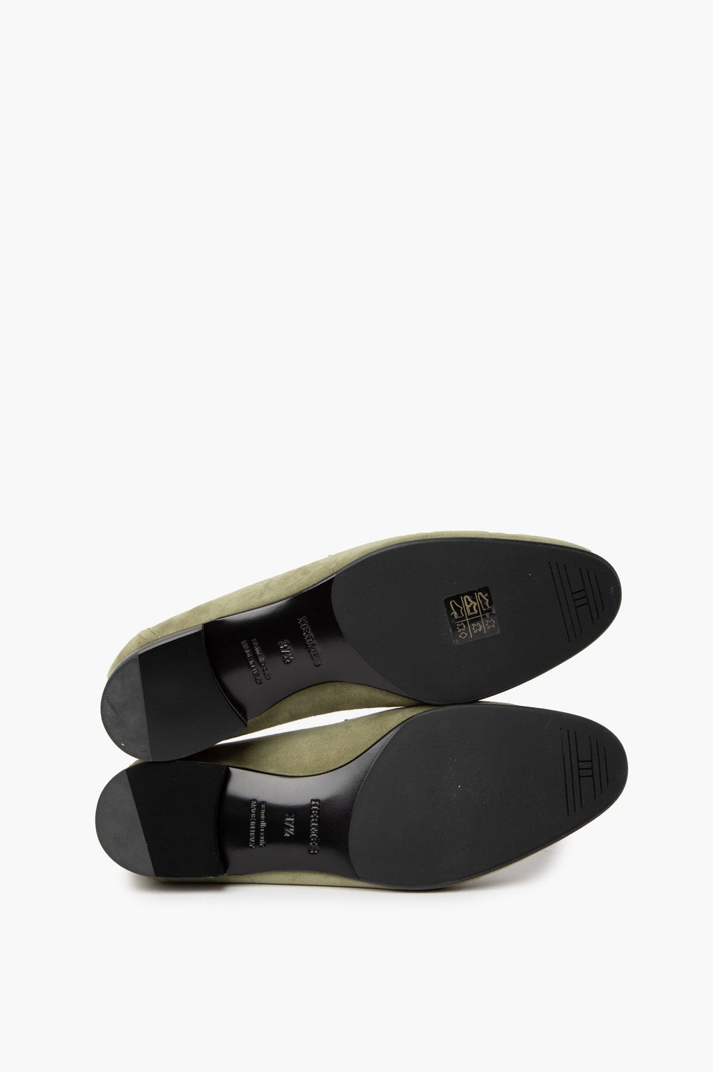 Hermes Vert Celadon Paris Loafer Size 37.5